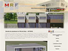 Tablet Screenshot of mrfarquitectura.com